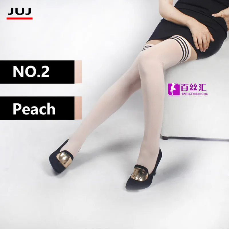 New Sexy Medias Black White Striped Long Socks Women Over Knee Thigh High Over The Knee Stockings Ladies Girls Warm Knee Socks