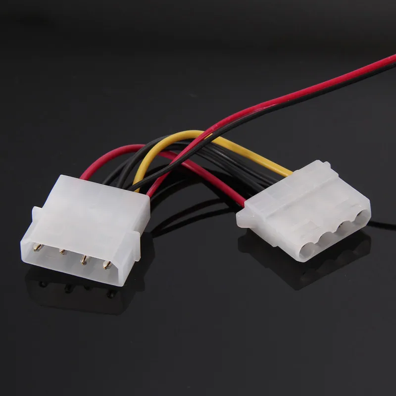 

Blue Quad 4-LED Light Neon Clear 120mm PC Computer Case Cooling Fan Mod Case Fan DIY LED Computer Case Fan