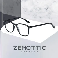 zenottic acetate square glasses frame for men retro myopia computer spectacle frames women ultra light prescription eyeglasses