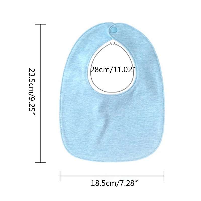 

8 Pcs Baby Feeding Bibs Soft Cotton Saliva Towel Toddler Newborn Burp Cloth Infants Shower Gifts