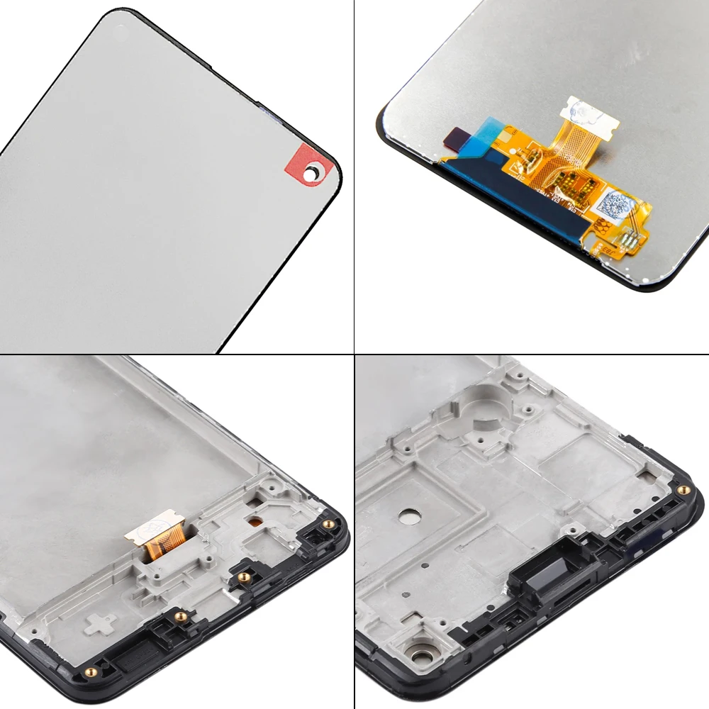 Pantalla t&aacute;ctil Original para Samsung A21S, piezas de repuesto de digitalizador LCD para Galaxy A21 S, A217F/DS-4