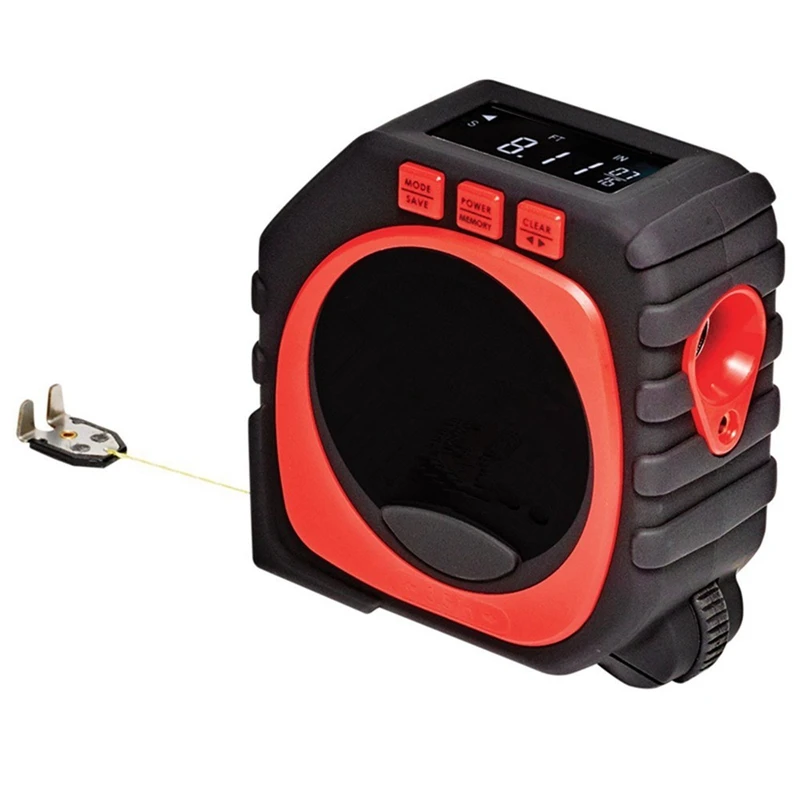 3-In-1 Measuring Ruler Three-In-One Tape Measure LED Digital Display Infrared | Инструменты