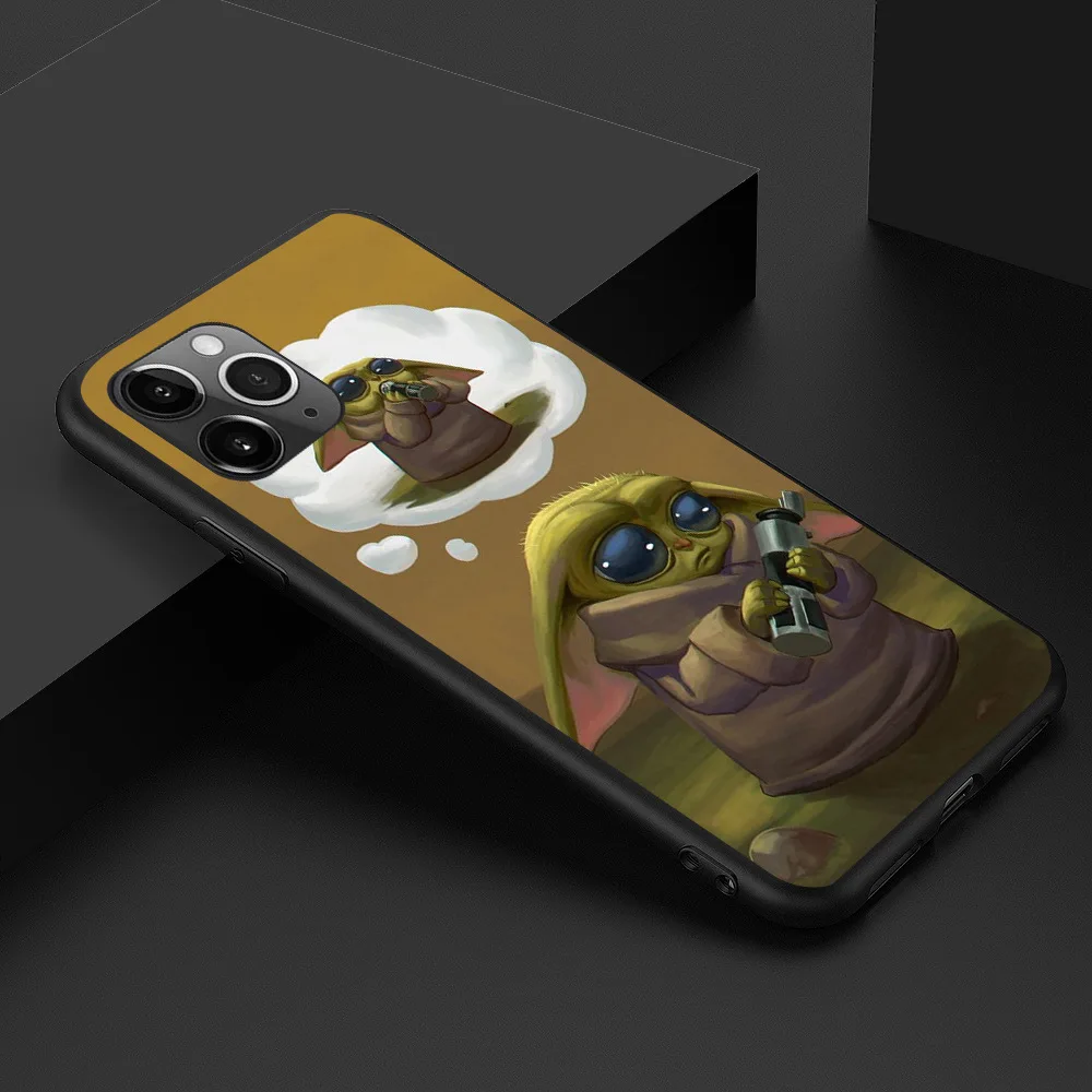Милый милый чехол для телефона с изображением Йоды iPhone x XR Xs Max 8 7 6 Plus 11 pro max мягкий