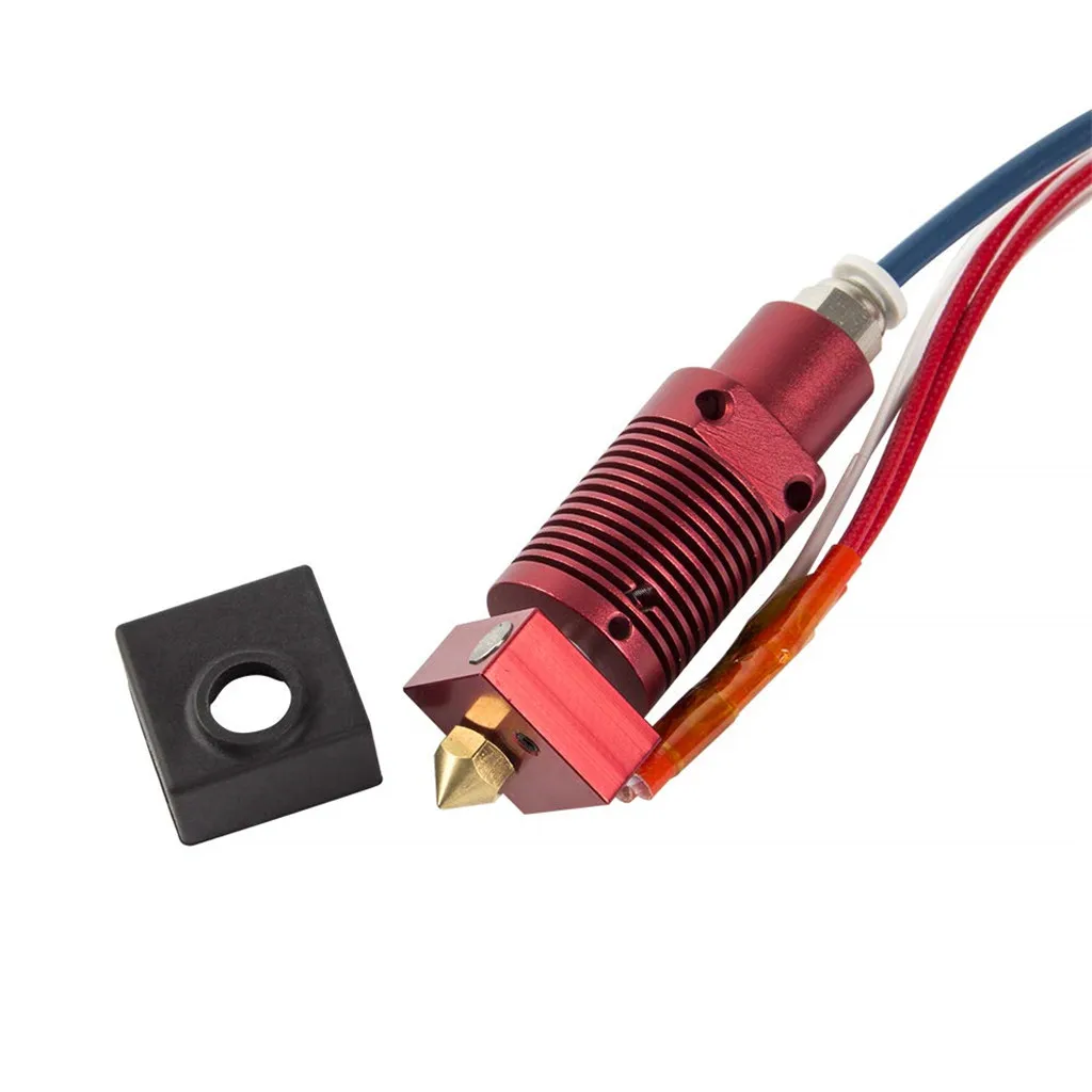 

Extruder Hot End Assembled for CR-10S Pro 3D Printer with Aluminum Heating Block & Silicone Cover, 0.4mm Nozzle