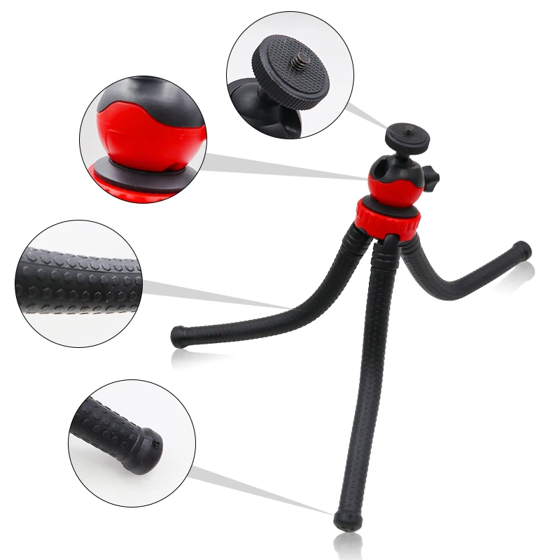 Мощный штатив кронштейн Портативный Гибкий для GOpro DJI штативы смартфонов