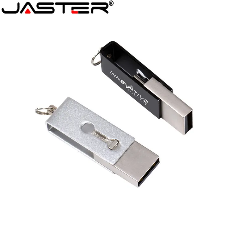 Металлический OTG флеш накопитель JASTER диск USB 2 0 64 ГБ 16 высокоскоростной 32 4 Гб с