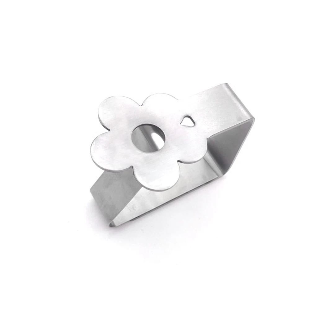 

1pcs Creative Tablecloth Clips Thick Stainless Steel Butterfly Flower Leaf Non-slip Dining Table Clamp Kitchen Supplies