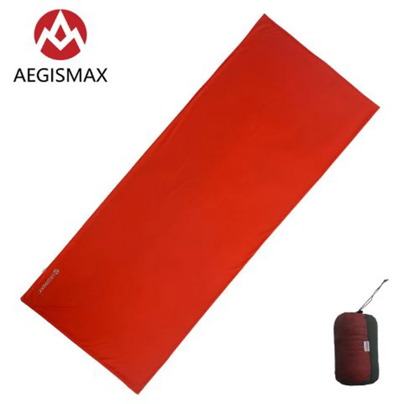 AEGISMAX термолитовый согревающий спальный мешок 5/8 градусов Цельсия, подкладка для наружного кемпинга, портативный одноместный спальный лист с блокировкой температуры