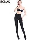 BONAS 80D женские осенние колготки, тонкие бесшовные цветные колготки Collant Femme, анти-крюк, женские весенние колготки, высокие эластичные