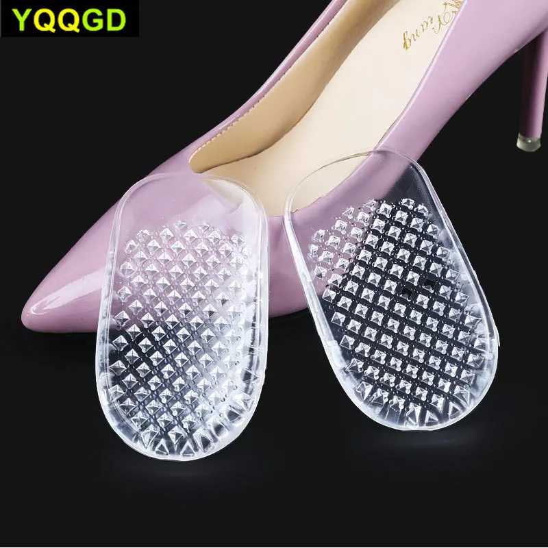 1 пара для мужчин и женщин силиконовый гель стельки на пятке облегчающие боль в