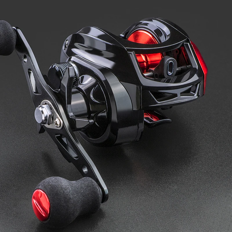 

LINNWL Baitcasting Reel 7.2:1 High Speed Gear Ratio Fishing Reel 8KG Max Drag Bait Casting Reel Metal Spool Pesca