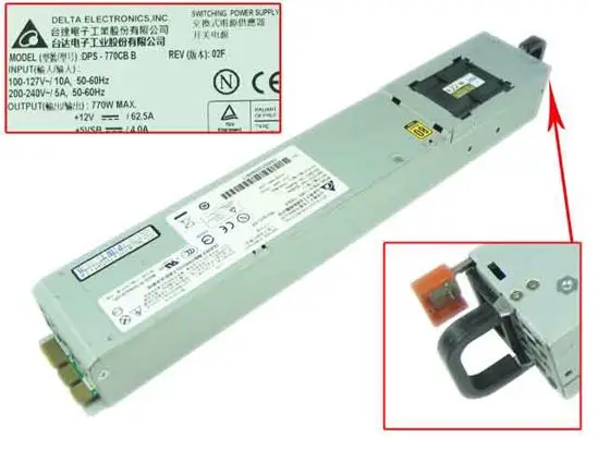 

Электроника DPS-770CB B, блок питания для сервера 770W 2U PSU Lenovo R525 G3