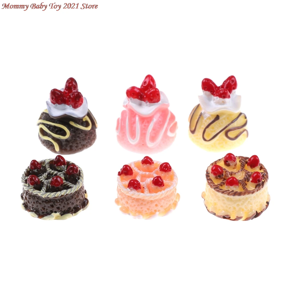 

Biscuits Dessert Cookies Chocolate Glass Can Mini Play Toy Fruit Food Cake Candy Fruits For Dolls Accessories Kitchen Play Toys