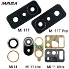 Оригинальный стеклянный объектив задней камеры на клейкой основе для Xiaomi Mi 11 Ultra Mi 11 Lite 5G Mi 11T Pro стеклянный объектив с запасной частью