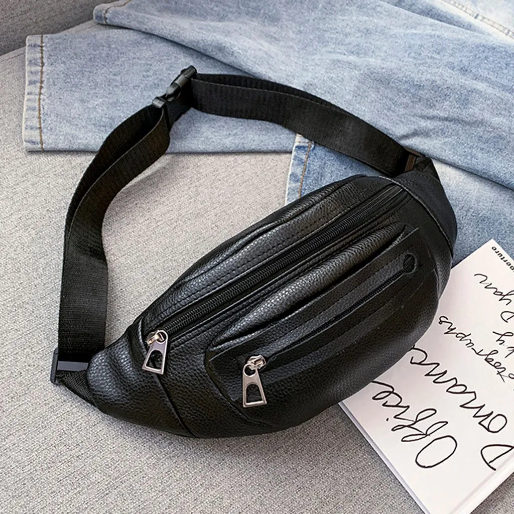 Поясная Сумка для бега кожаная тактическая поясная сумка женщин телефона денег