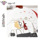 Металлические Вырубные штампы, форма для вырезания, различные метки, украшения, скрапбукинг, бумажный нож, форма, лезвие, перфоратор, трафареты