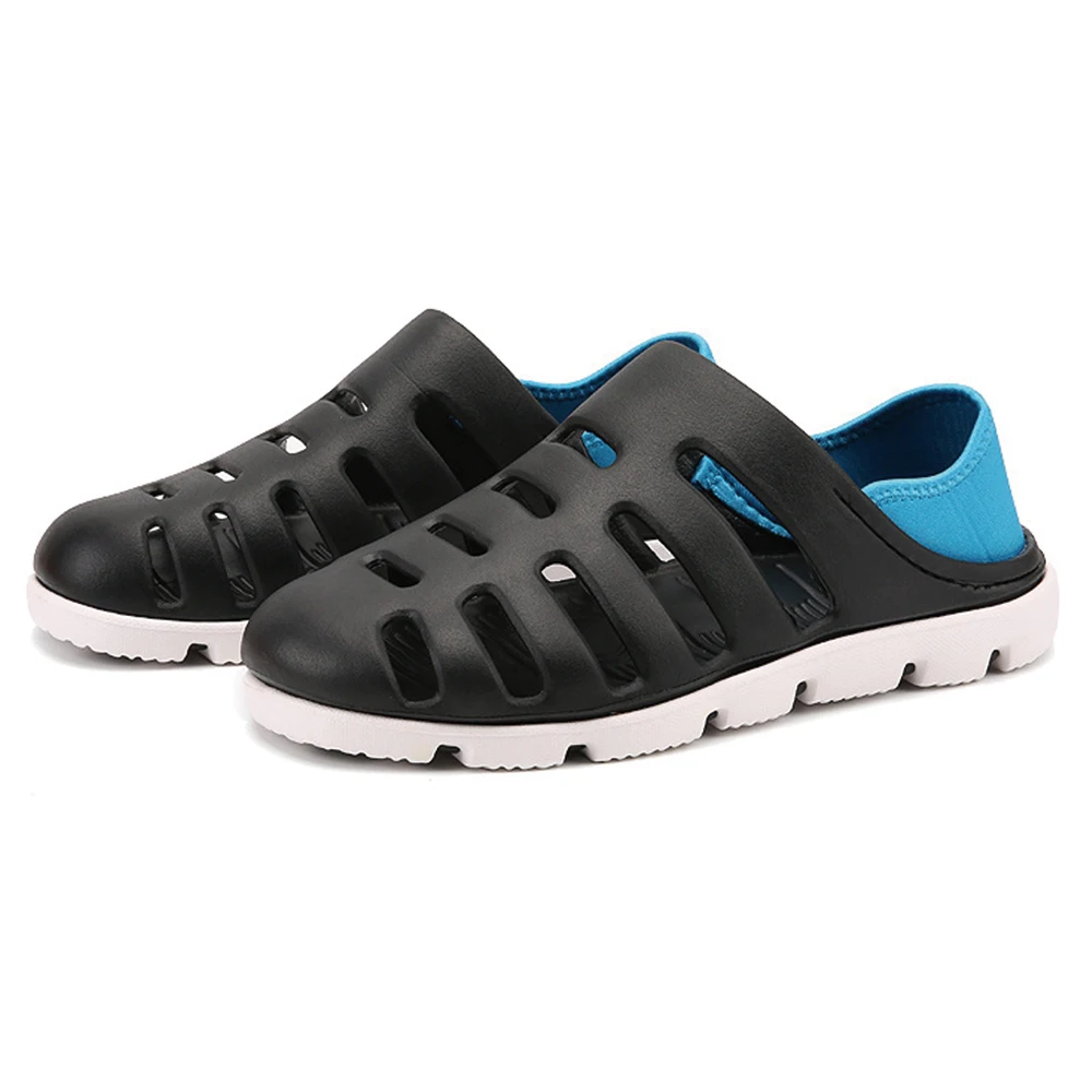 Сандалии унисекс для сада и пляжа быстросохнущие сетчатые тапки регулируемые