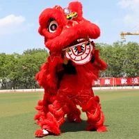 Wool Lion Dance Costume Southern Lion Dance Mascot Costume Awakening Lion Stage Costume Adult Lion Dancing Clothing Carnival Ad