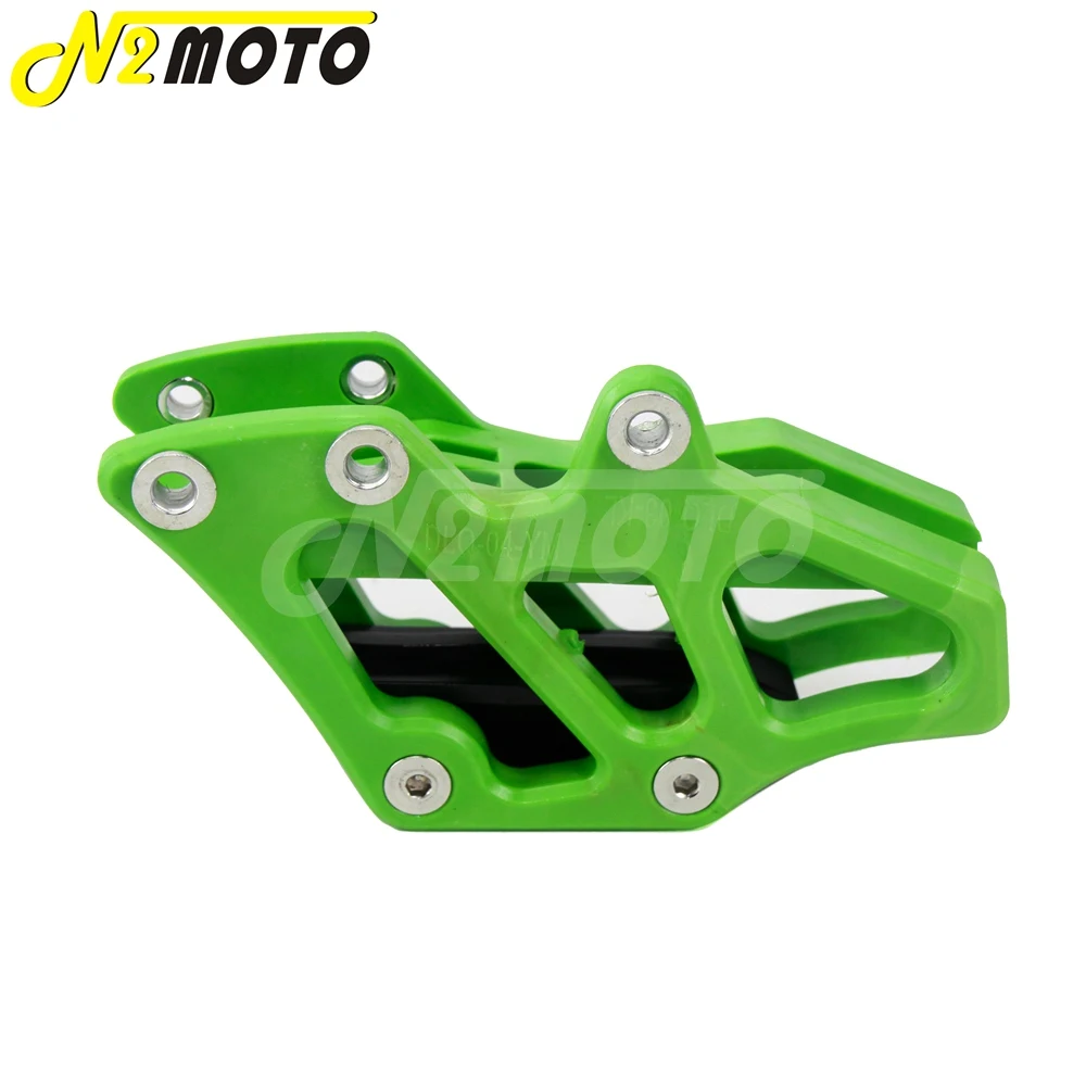 Бездорожье для мотокросса зеленая Пластиковая направляющая цепи защита Kawasaki KX250F