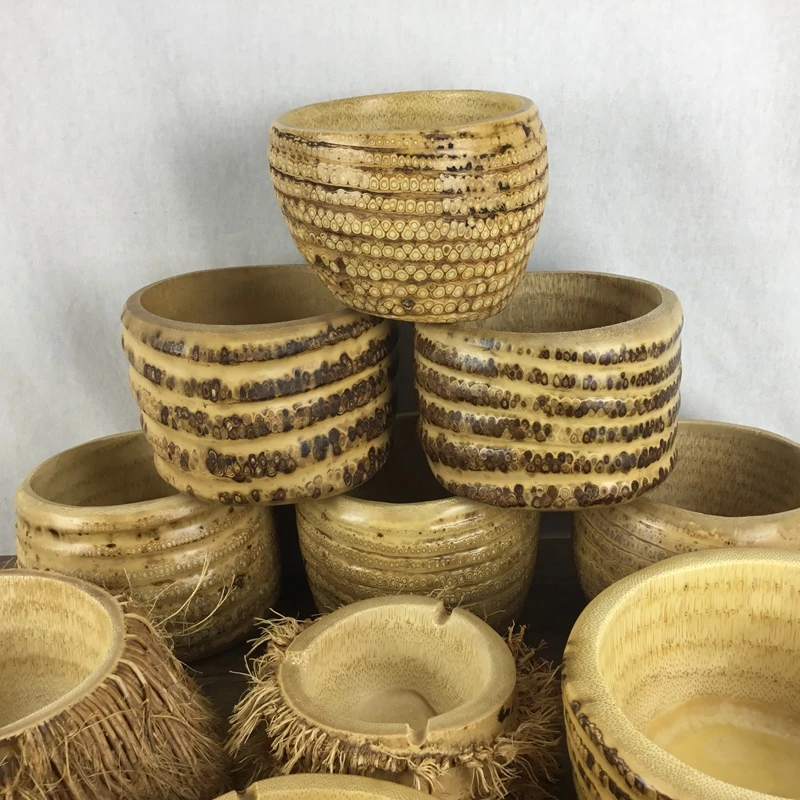 

Творческий дом мебель из бамбука, корень коврик для чайника старый экстракт корня бамбука бамбуковая миска персонализированные пепельница