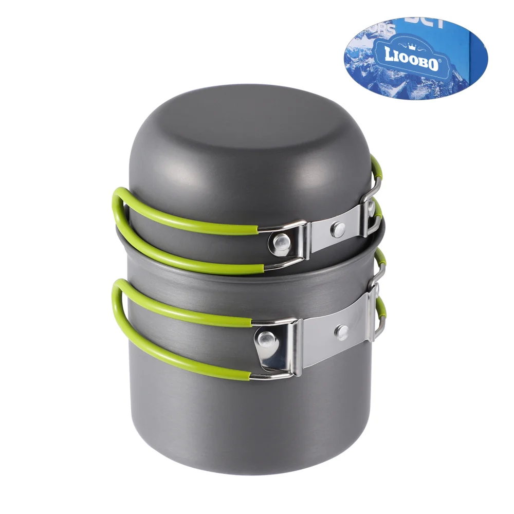 

LIOOBO 1 Set of Durable and Protable Camping Set Pot Portable Picnic Cooker Set