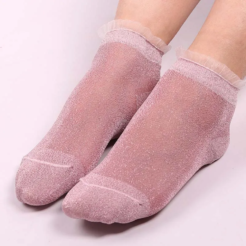 Сексуальные кружевные носки сетчатые в сеточку тянущиеся эластичные забавные по