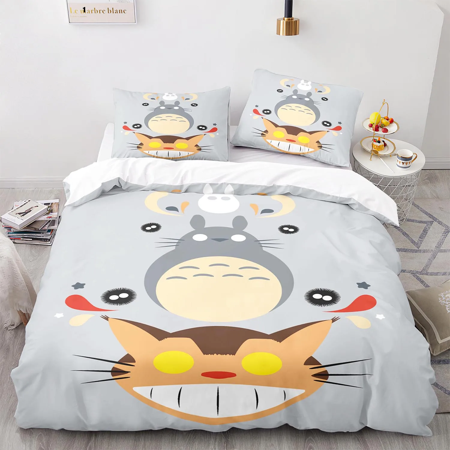 Комплект для кровати Мой сосед односпальный комплект из двух предметов Тоторо