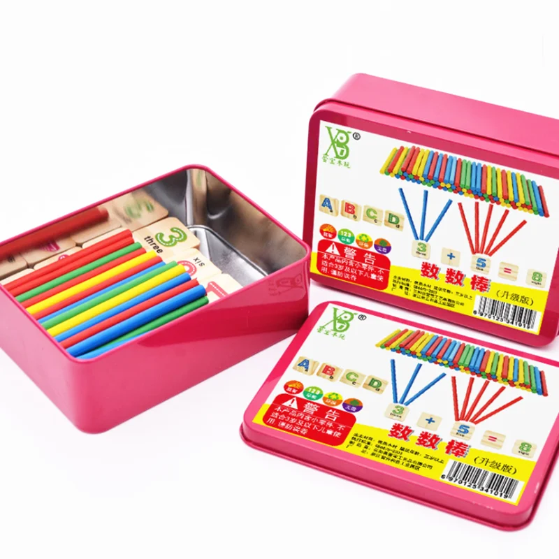 Деревянные палочки для счета и обучения детей раннего возраста Обучающие