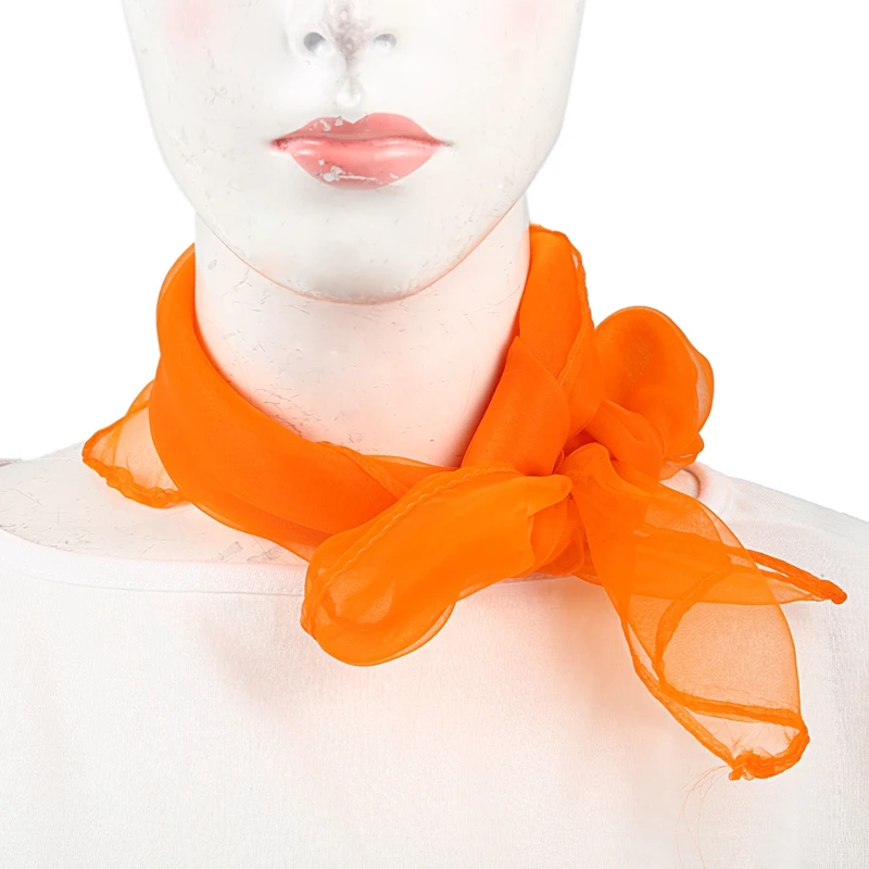 

Lovely Fashion Plain Square Chiffon neck Scarf Head Scarves 70 cm x 70cm