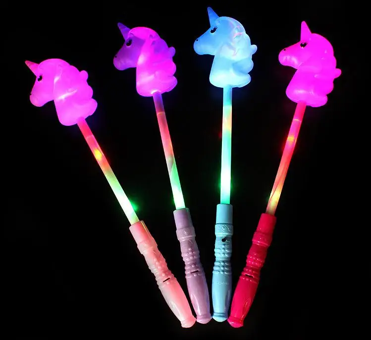 Люминесцентная волшебная палочка со светодиодной вспышкой единорога Мультяшные