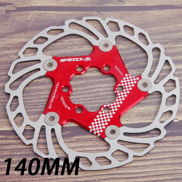 Red Rotor 140 x1 Дорожная гидравлическая система дисковых тормозов с плоским креплением, Штангенциркули с 140 мм дисками, роторные велосипедные двусторонние механические тросы, хомуты для дорожных тормозов - Цвет: Red Rotor 140 x1