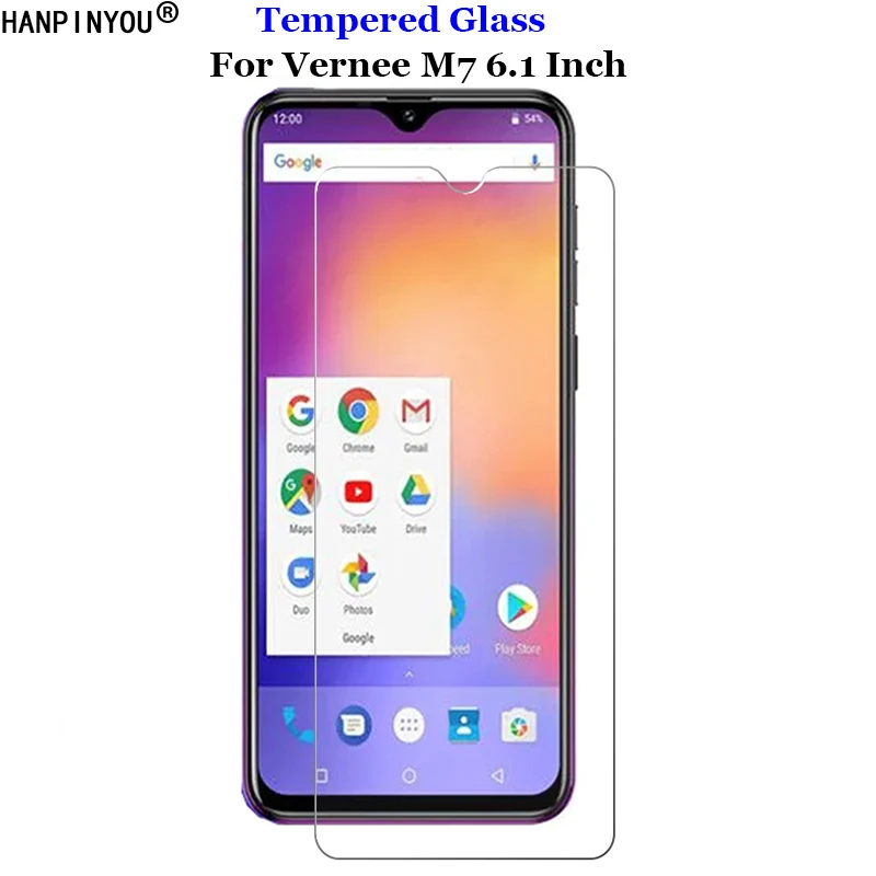 

Для Vernee M7 (2019) 6,1 "закаленное стекло 9H 2.5D Премиум Защитная пленка для экрана