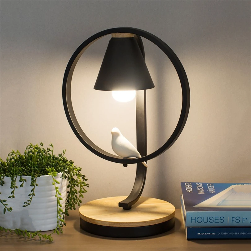 Скандинавские настольные лампы для мальчиков и девочек светильник спальни