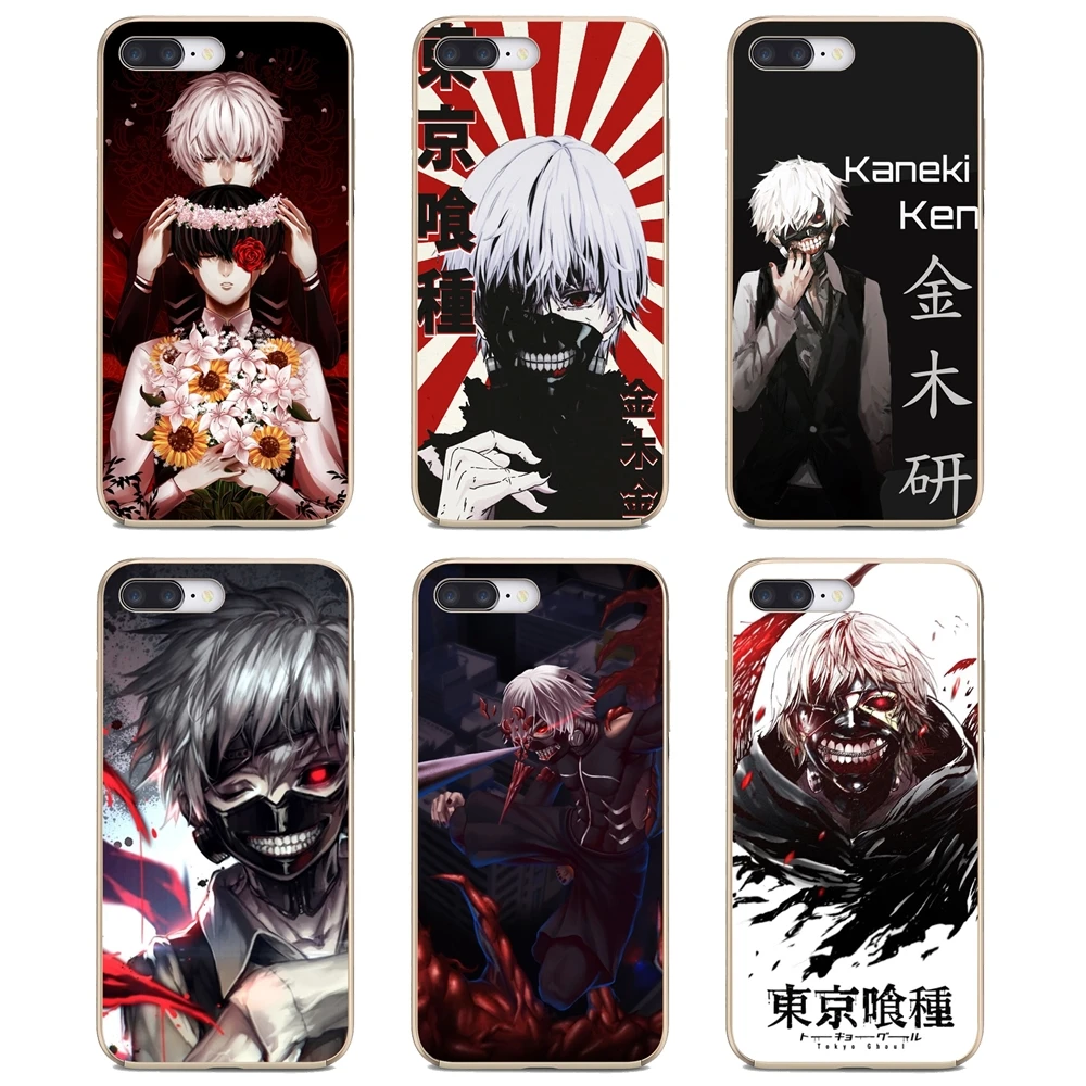 

For Apple iPhone 10 11 12 Pro Mini 4S 5S SE 5C 6 6S 7 8 X XR XS Plus Max 2020 anime-kaneki-ken-tokyo-ghoul Soft TPU Phone Cover