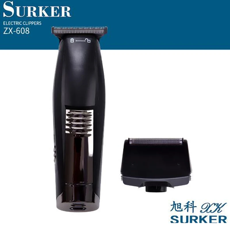 Электрический триммер для волос surker 2 в 1 беспроводная перезаряжаемая машинка