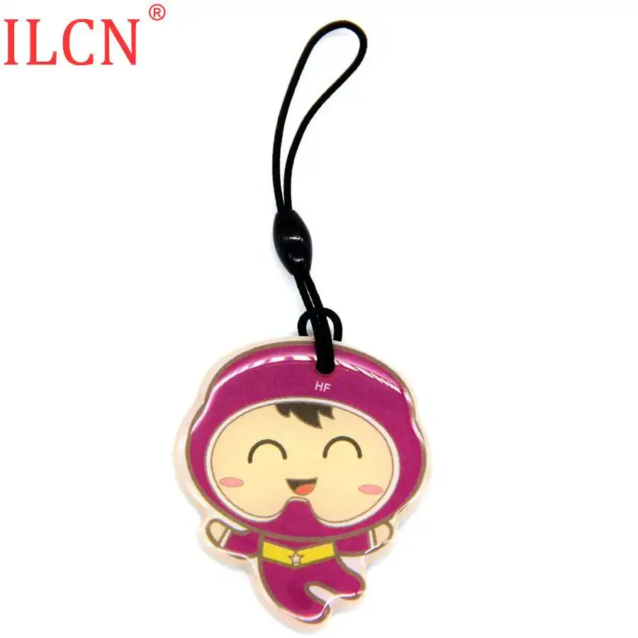 125khz ID Rewritable Writable Blank Copy Card Keyfob Key Fobs Proximity RFID T5577 T5557 T5200 Keychain Access Control 1pcs |
