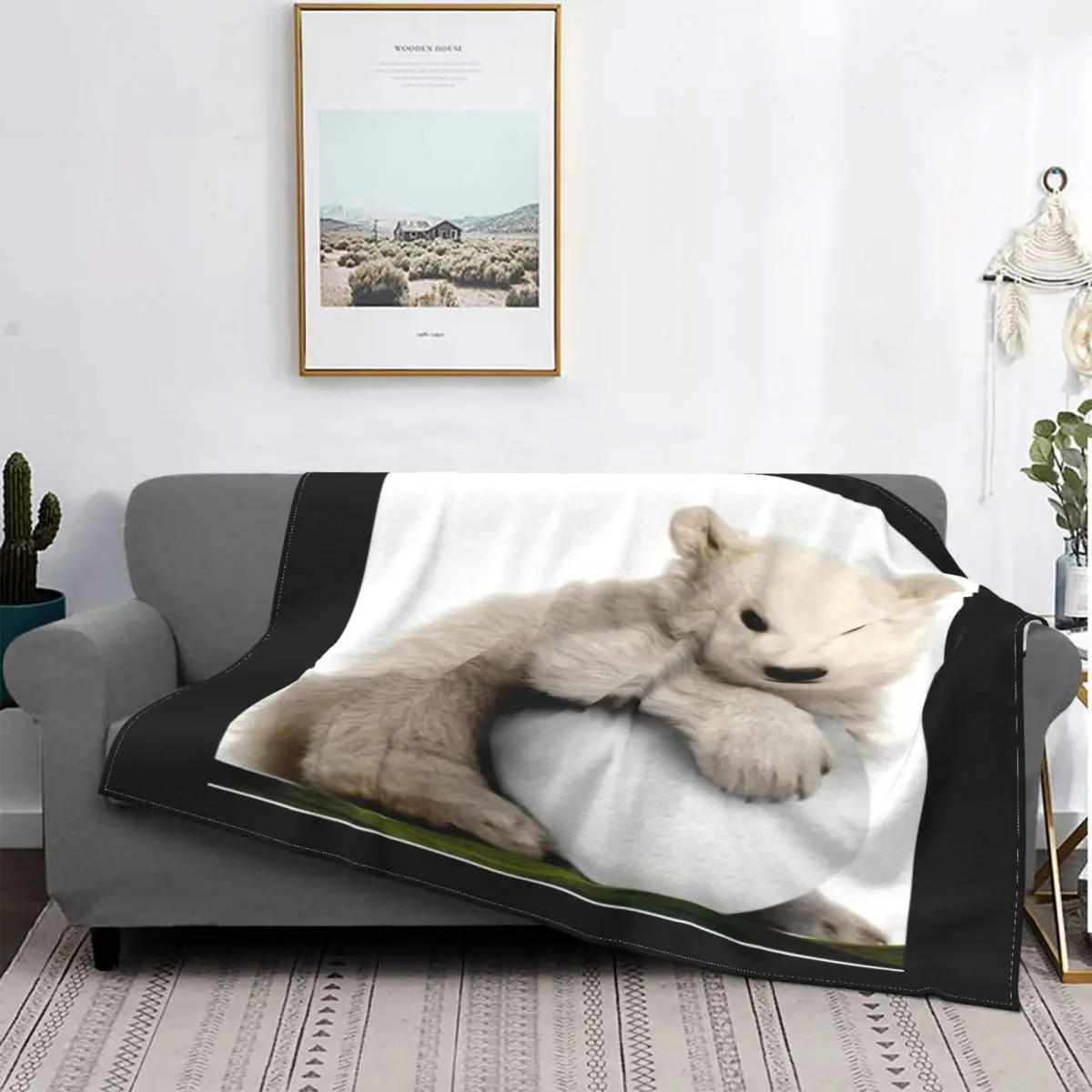 

Manta «Take Me I'm Alone», para cama colcha a Куадрос, manta a Куадрос