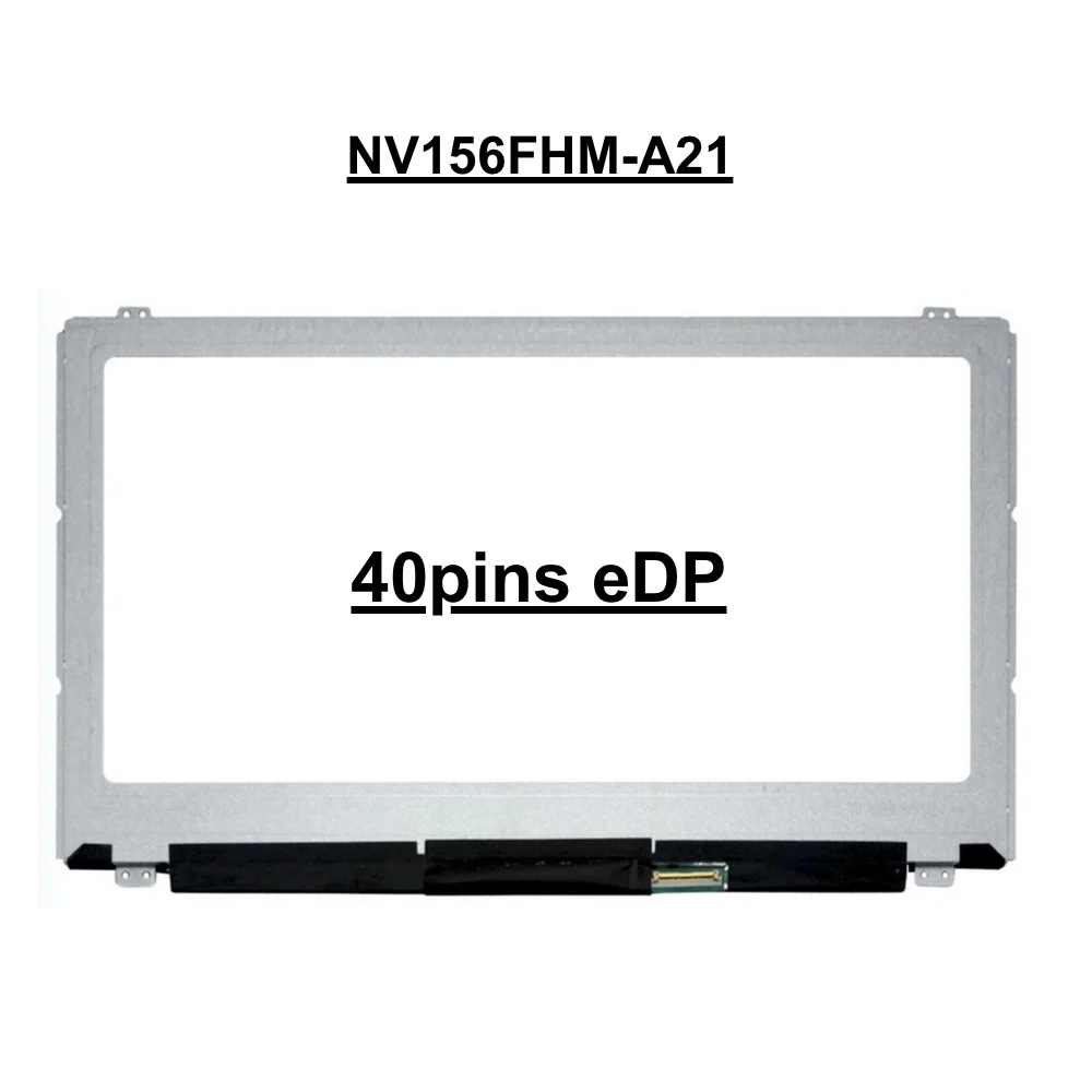 15 6 &quotНоутбук тонкий светодиодный ЖК дисплей Экран сенсорный NV156FHM A21 для Dell Inspiron