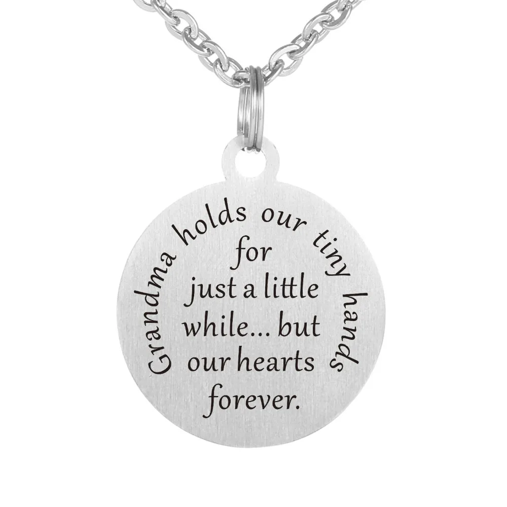 Ожерелье любовь между бабушкой и ее внуками навсегда Рождественский семейный