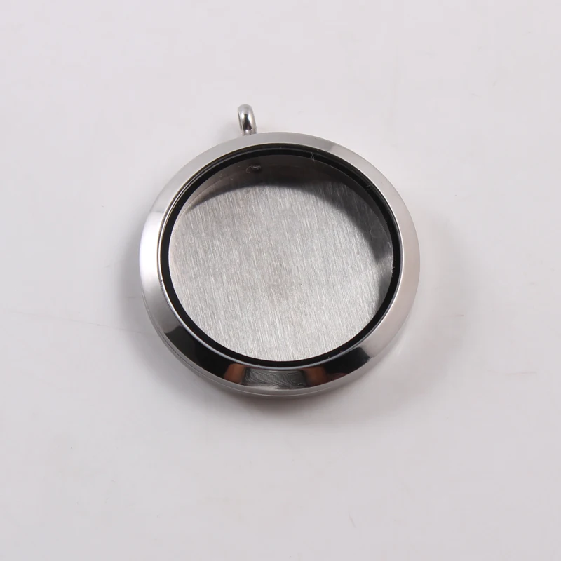 1 шт. новый дизайн 38 мм Серебряный Простой Твист винт плавающий медальон из