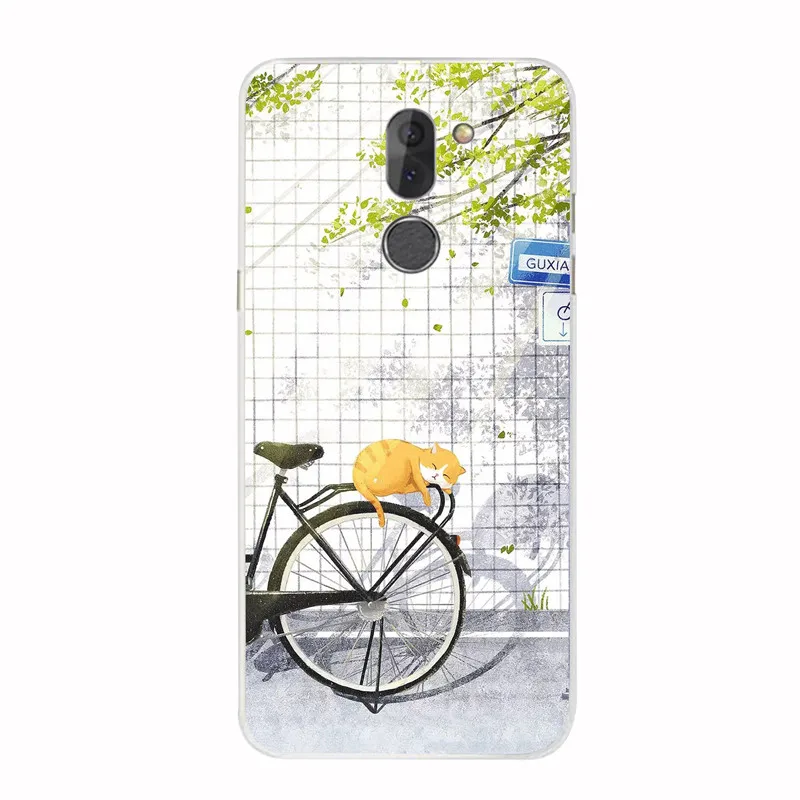 Мультфильм узорчатый чехол для Alcatel Работает с любым оператором 3X3 X 5058y 5058i Чехол