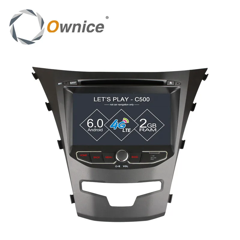 4G SIM LTE автомобильный DVD плеер для SsangYong Ssang Yong Actyon 2014 Korando Octa Core 2 Гб RAM Android 6 0 GPS Радио