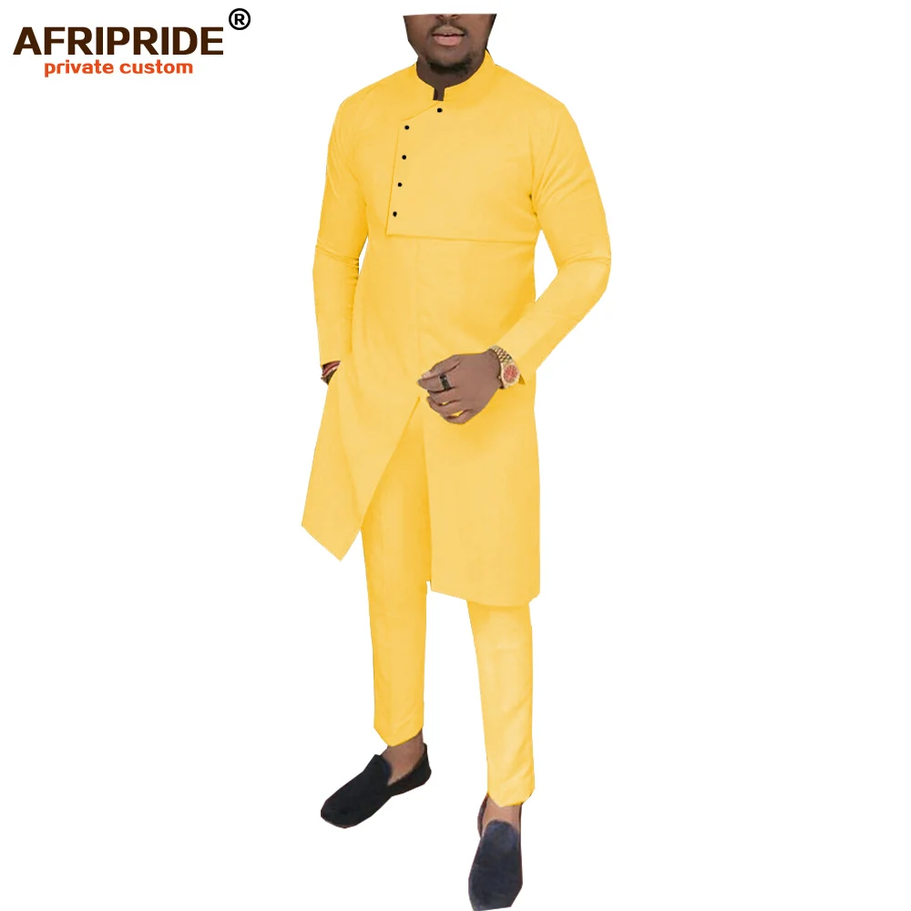 2019 африканская мужская одежда комплект из 2 предметов Дашики пальто куртка +