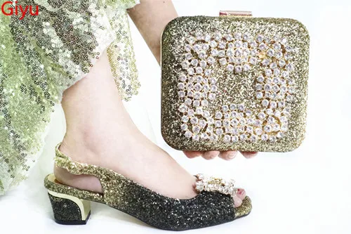 Doershow Модный комплект из обуви и сумки в африканском стиле комплекты с