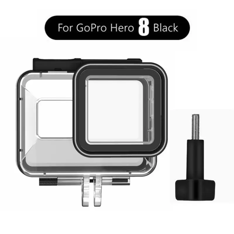 Hero 8 Sport Action Dive Case Waterproof Housings For GoPro Black Underwater Protective Shell Box Go Pro Accessories | Электроника