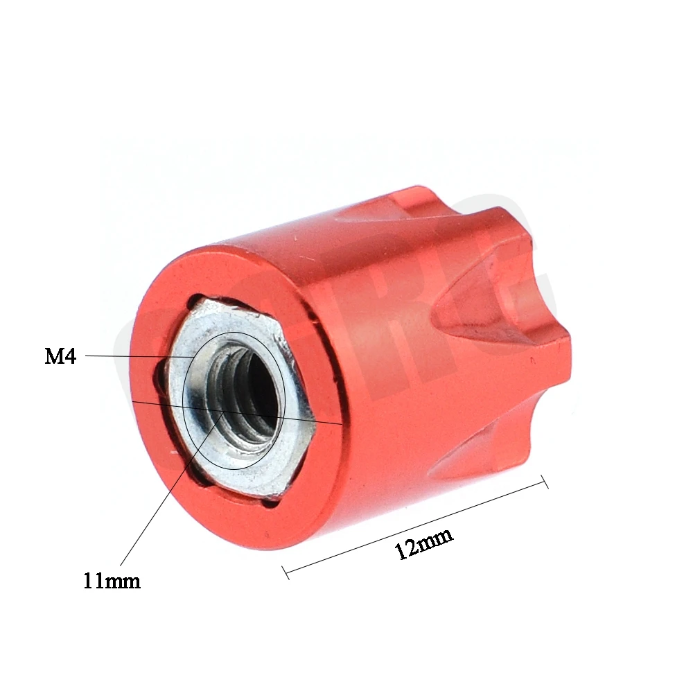 4 шт cnc алюминиевый сплав m4 гайк