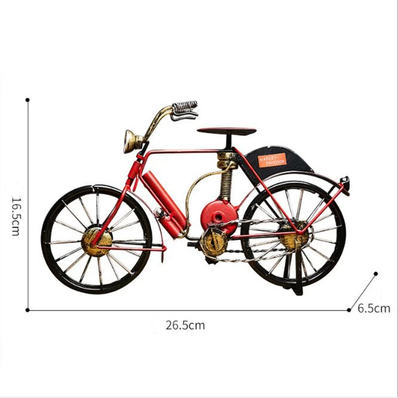 Ретро Железный велосипед рок модель креативное украшение дома гостиная книжная