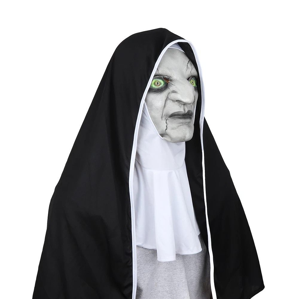 Nun ужас маска на Хэллоуин вечеринку фестиваль Косплей страшные валак латексные маски на все лицо шлемы реквизит с прямой поставкой