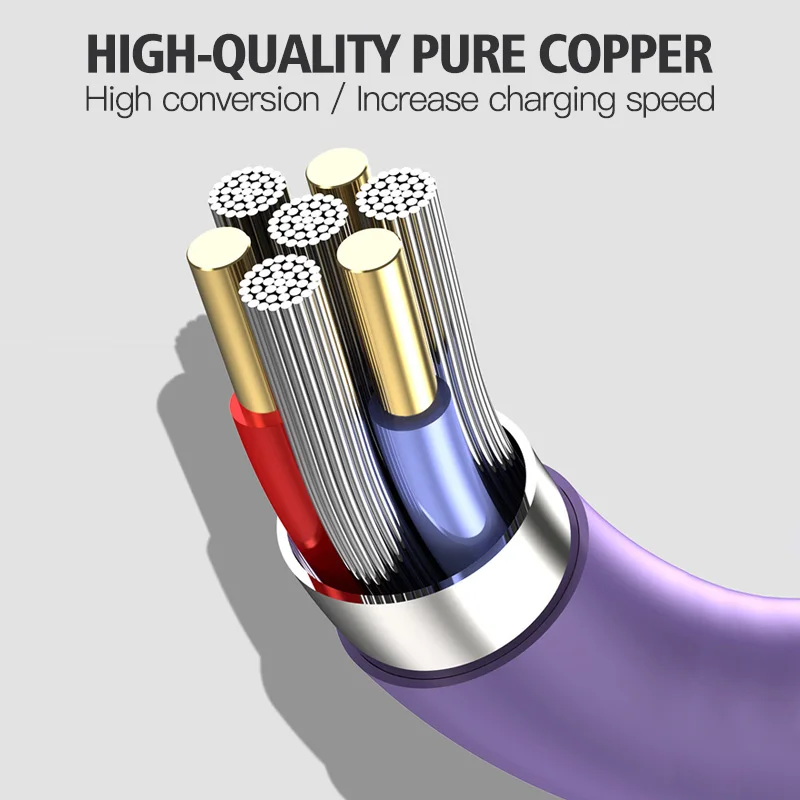 

1.2M 3 in 1 Liquid Soft Silicone USB Cable Fast Charging For iPhone Huawei Samsung Xiaomi Micro USB Type C Cables Data Charge