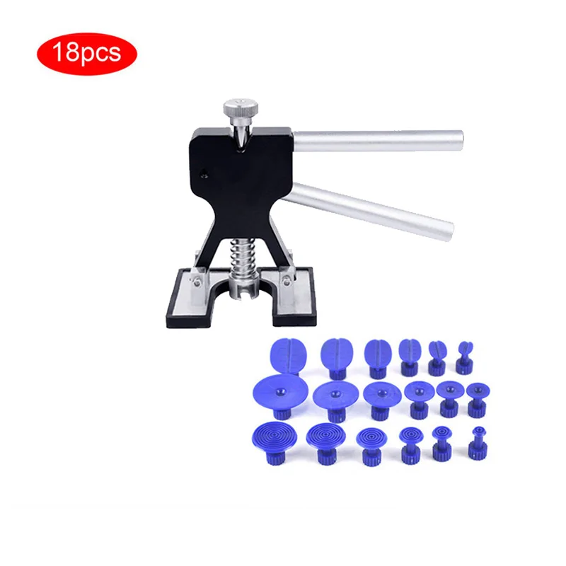 

New Auto Dent Repair Tool Set Dents Lifter Dent Body Remover With 18pcs Puller Tabs Auto Dent Repair Device Practical